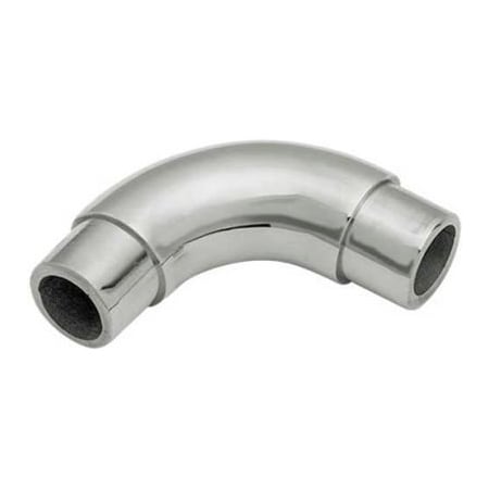Lavi Industries Lavi Industries, Flush Elbow Fitting, Radius, for 1" Tubing, Polished Stainless Steel 40-731/1